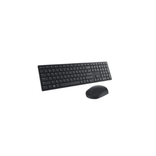 Dell Pro KM5221W - Retail Box - set mouse e tastiera - senza fili - 2.4 GHz - QWERTY - US International - nero